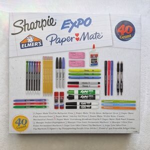 School Supplies Set (40 Pieces)